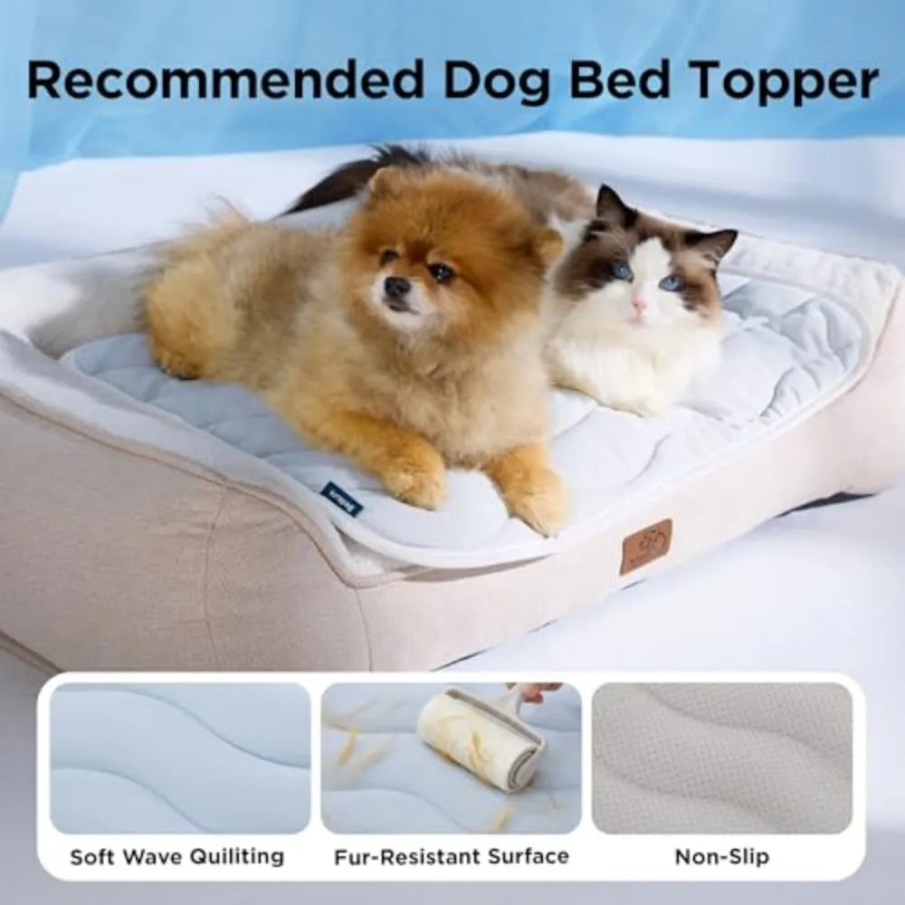 Bedsure Cooling Dog Mat Washable Breathable Cool Pet Bed