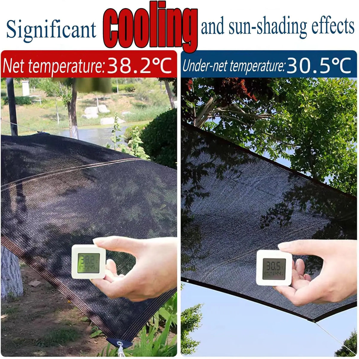 Heavy Duty HDPE UV Block Shade Cloth With Reinforced Grommets