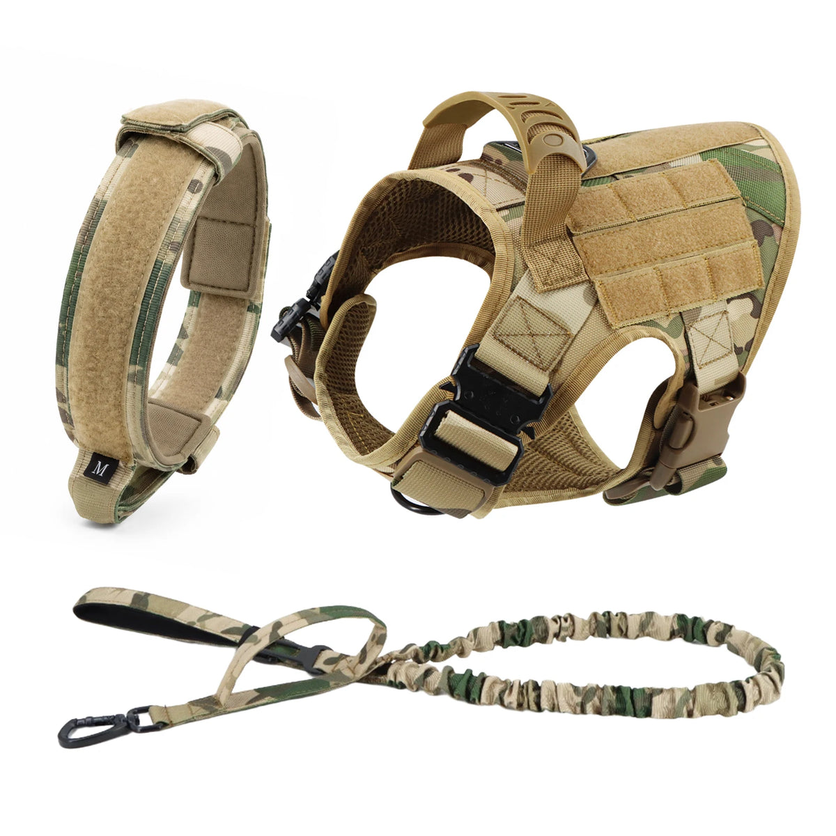 Petravel Adjustable Padded Nylon Dog Harness With Leash