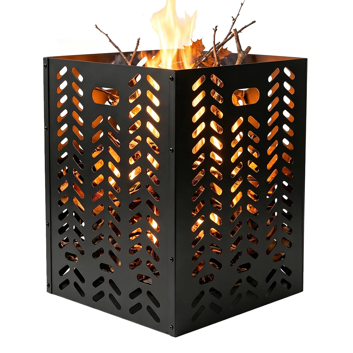 HiMISS Heavy Duty Steel Outdoor Burn Cage For Yard Cleanup