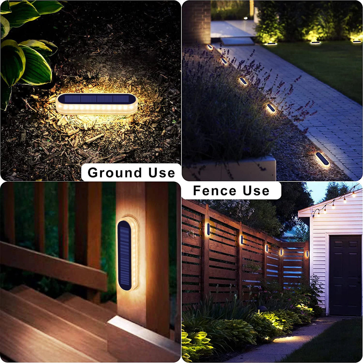 Solar Deck Lights Waterproof Automatic Outdoor Garden Step