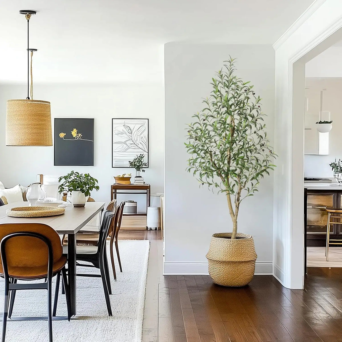 HiMISS Artificial Olive Tree For Home And Patio Decor