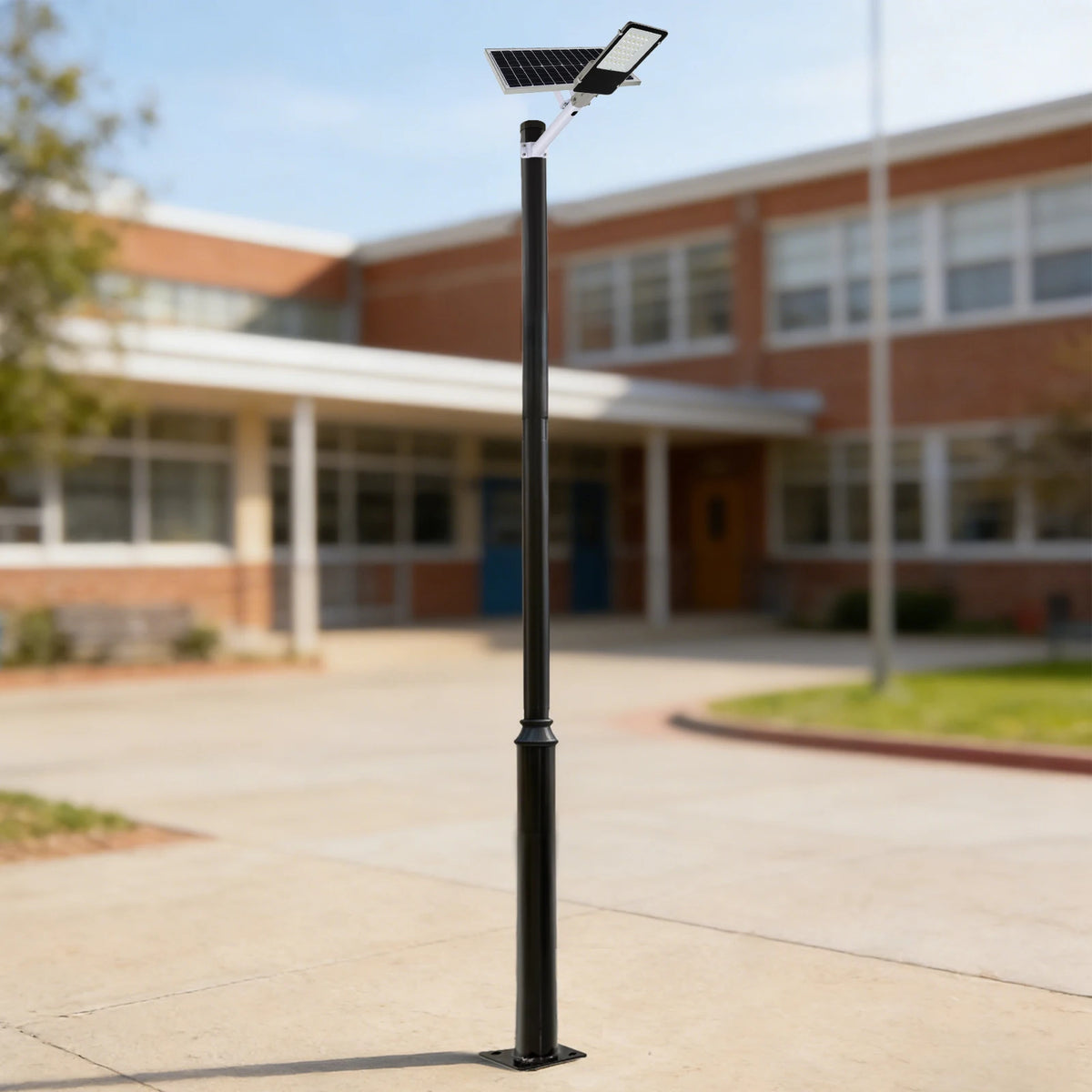 Commercial Grade Outdoor Street Lamp Post For Solar Lighting