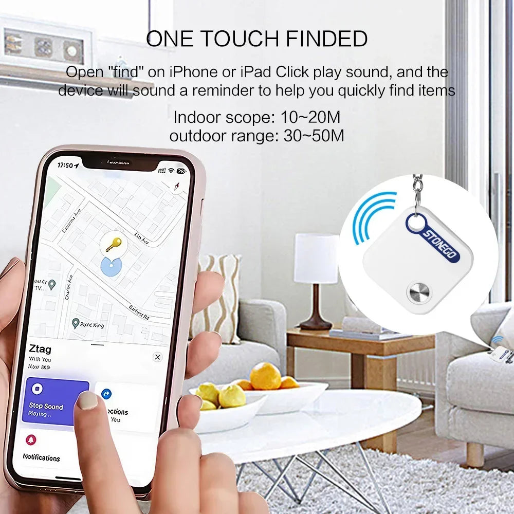Stonego Ztag Bluetooth Key Finder Pet Tracker For Find My