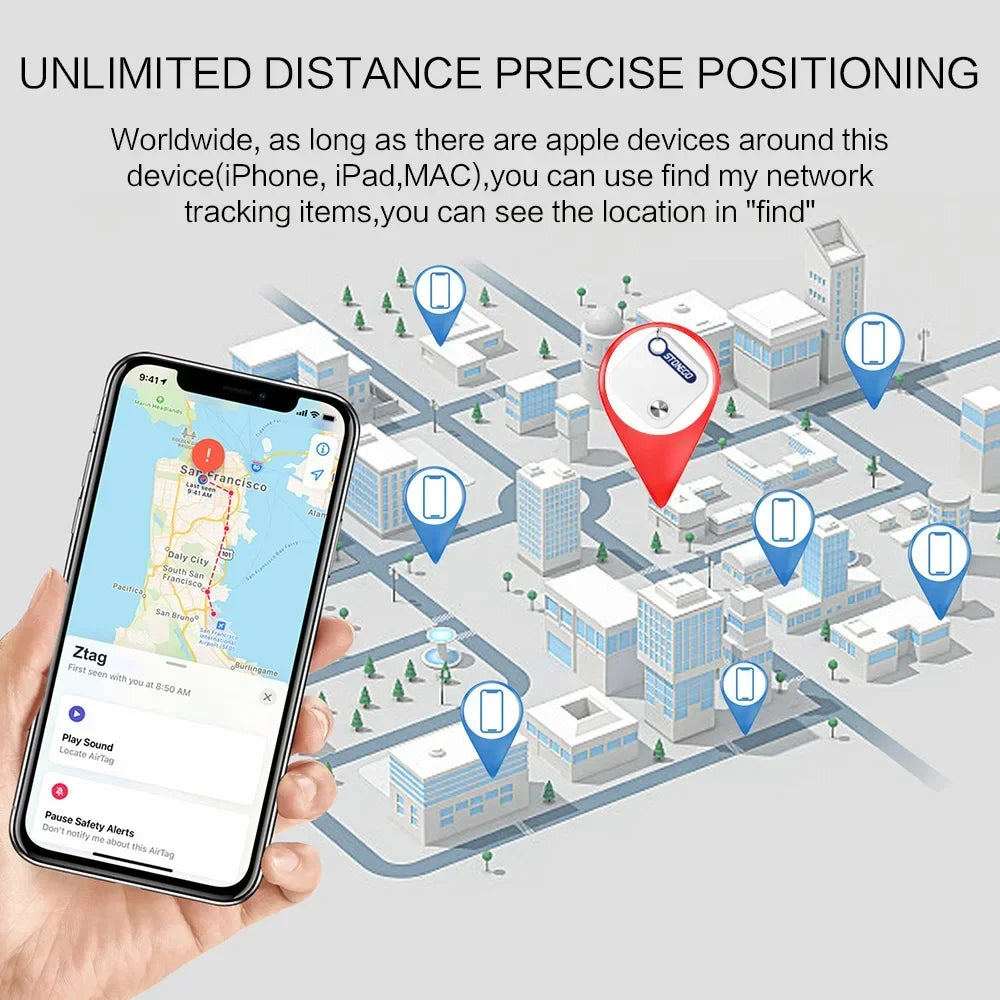 Stonego Ztag Bluetooth Key Finder Pet Tracker For Find My