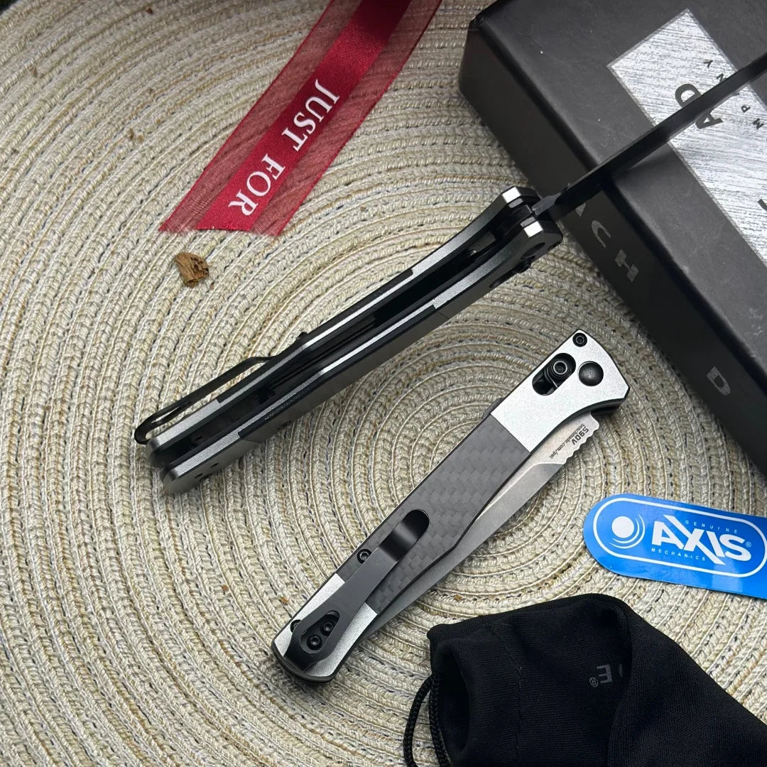 Zm Outdoors S90V Steel Folding Pocket Knife Aluminum Handle