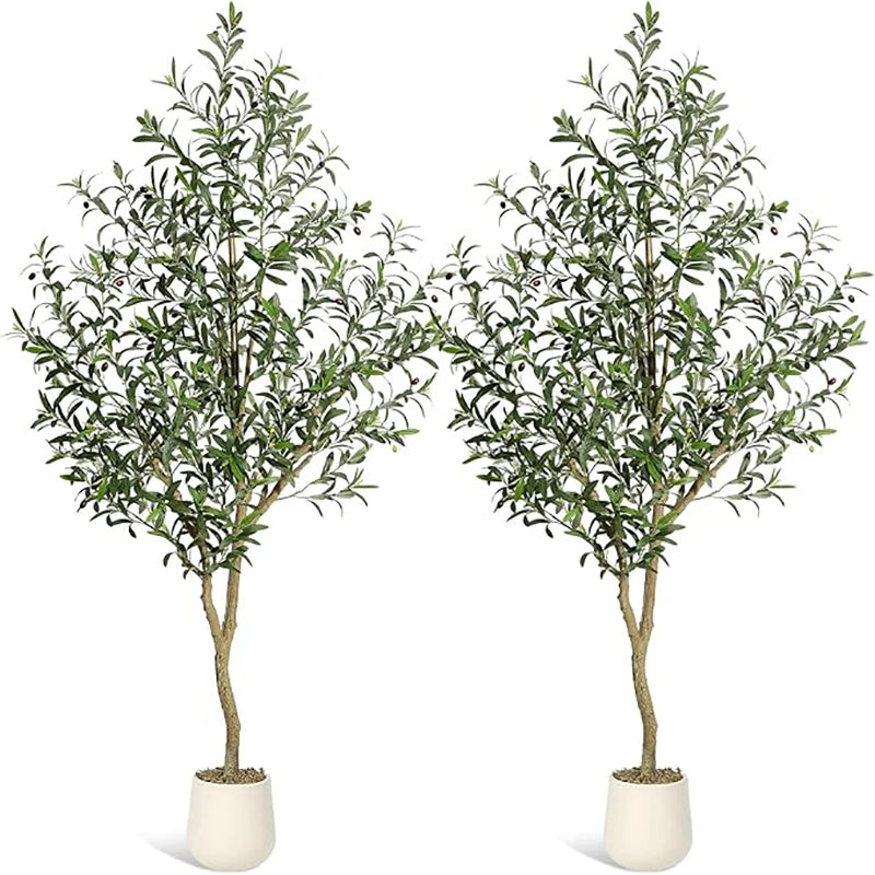 HiMISS Artificial Olive Tree For Home And Patio Decor
