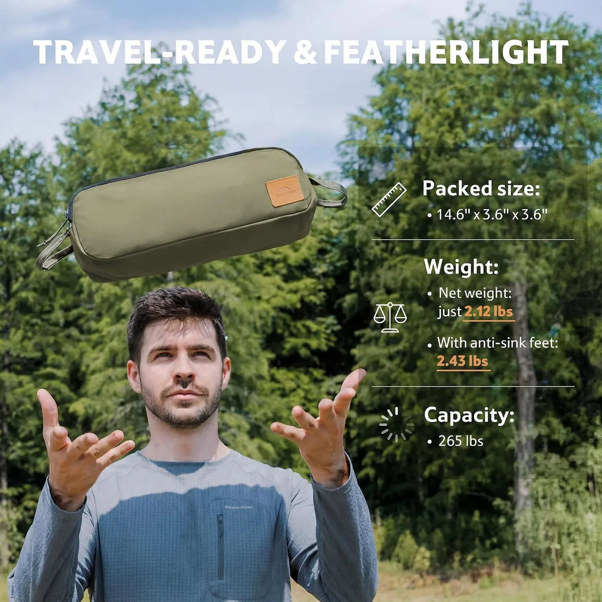 Naturehike Ultralight Foldable Camping Chair With Lightweight Frame
