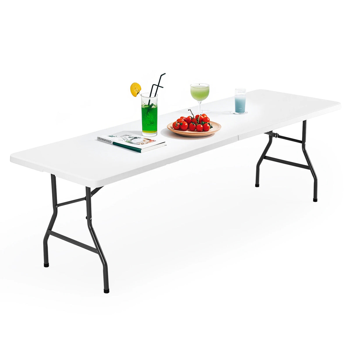 JHK Heavy Duty Portable Folding Camping Table with Carrying Handle