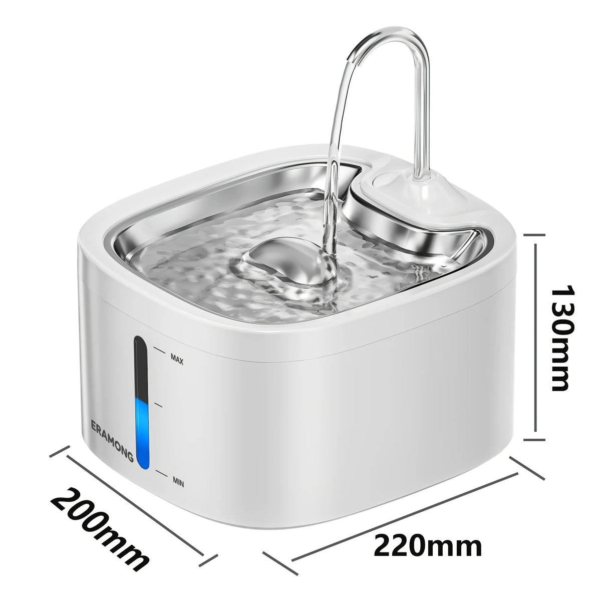 Automatic Stainless Steel Drinking Fountain For Cats And Dogs