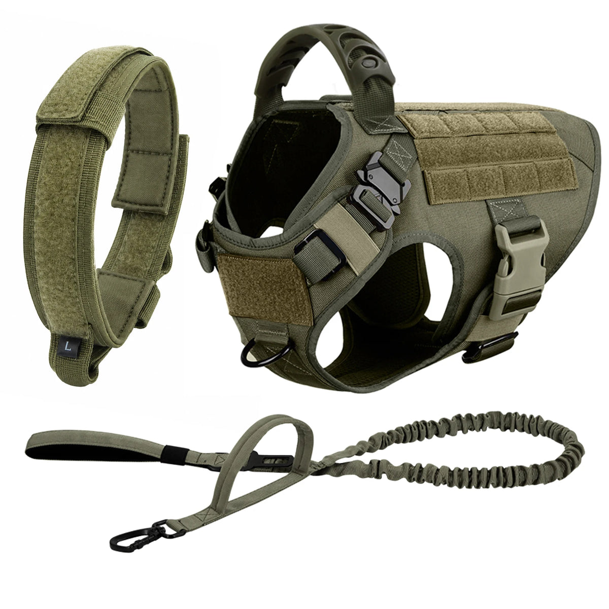 Petravel Adjustable Padded Nylon Dog Harness With Leash