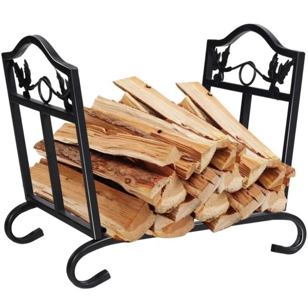 Heavy Duty Steel Firewood Log Rack Wood Storage Holder