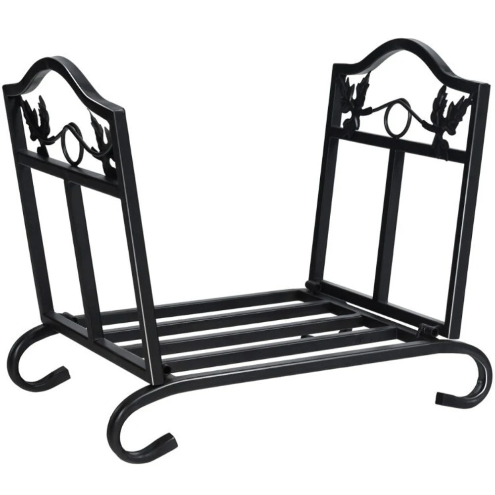 Heavy Duty Steel Firewood Log Rack Wood Storage Holder