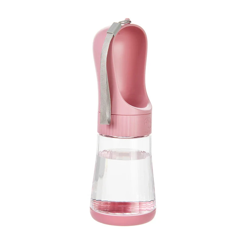 Portable Dog Water Bottle With Separated Food Storage Cup
