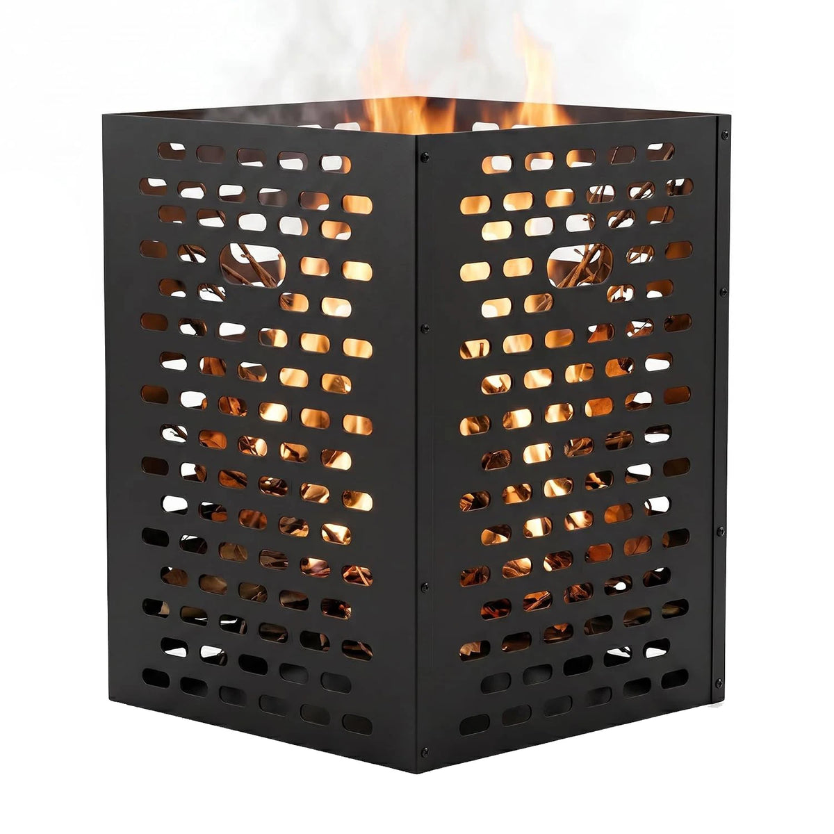 HiMISS Heavy Duty Steel Outdoor Burn Cage For Yard Cleanup