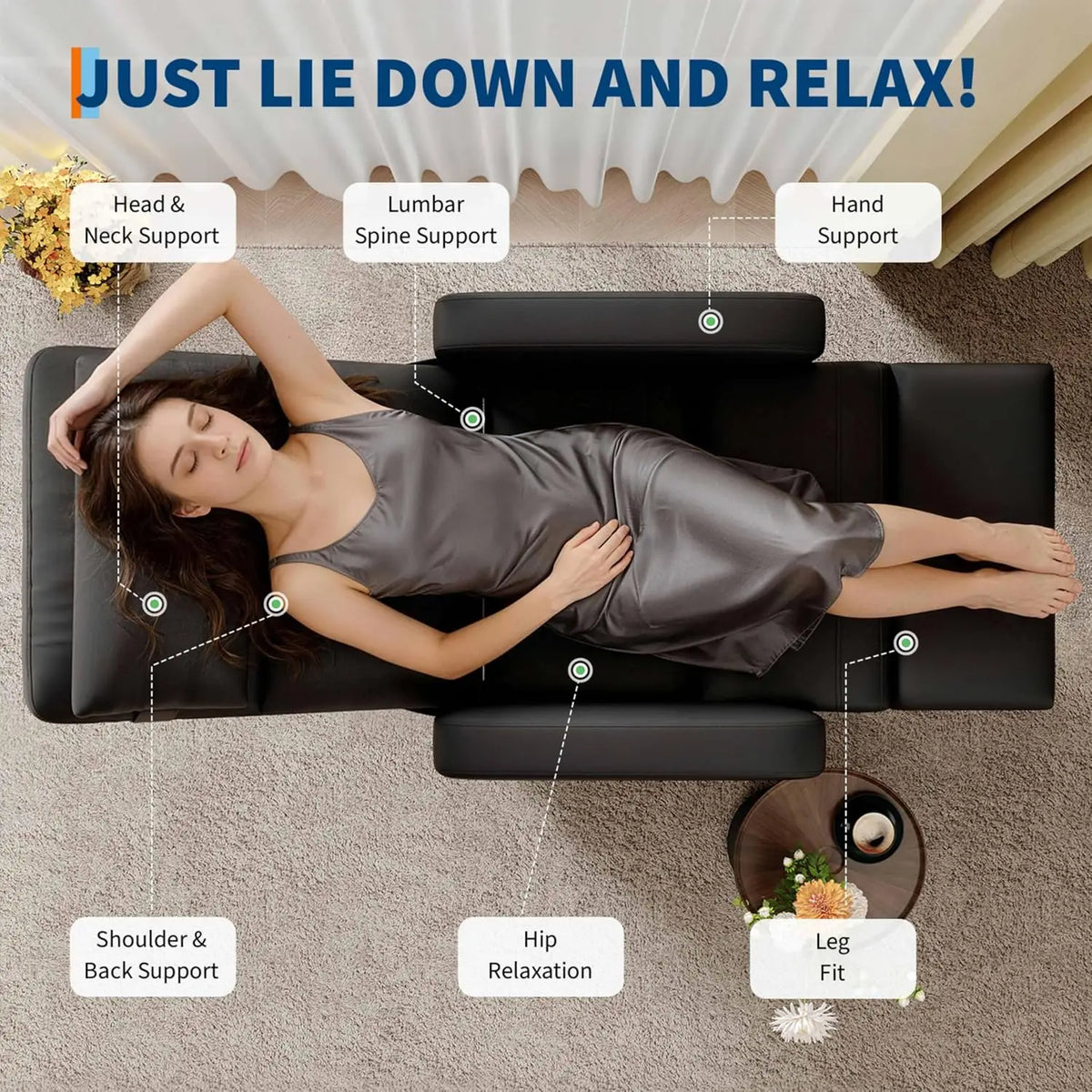 Twisterck Power Recliner Chair With Heat Massage And USB Port