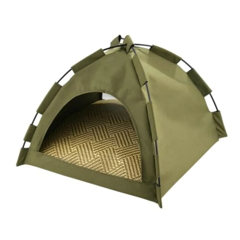 Outdoor Semi Enclosed Pet Tent For Cats And Portable Shelter