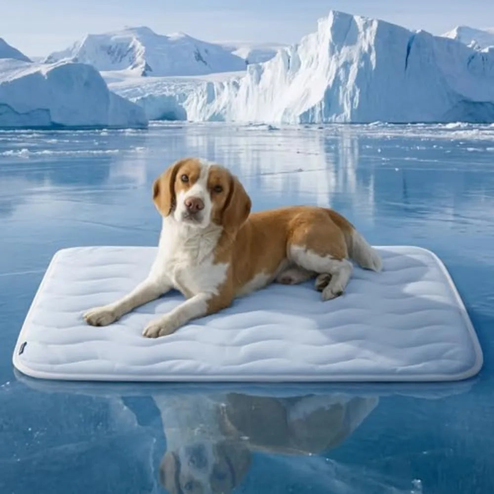 Bedsure Cooling Dog Mat Washable Breathable Cool Pet Bed