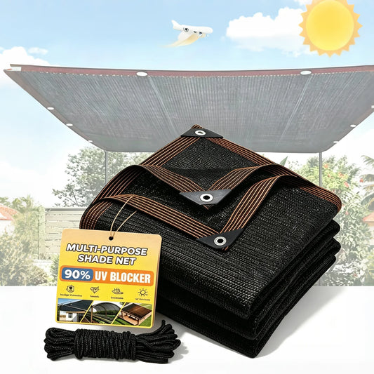 Heavy Duty HDPE UV Block Shade Cloth With Reinforced Grommets