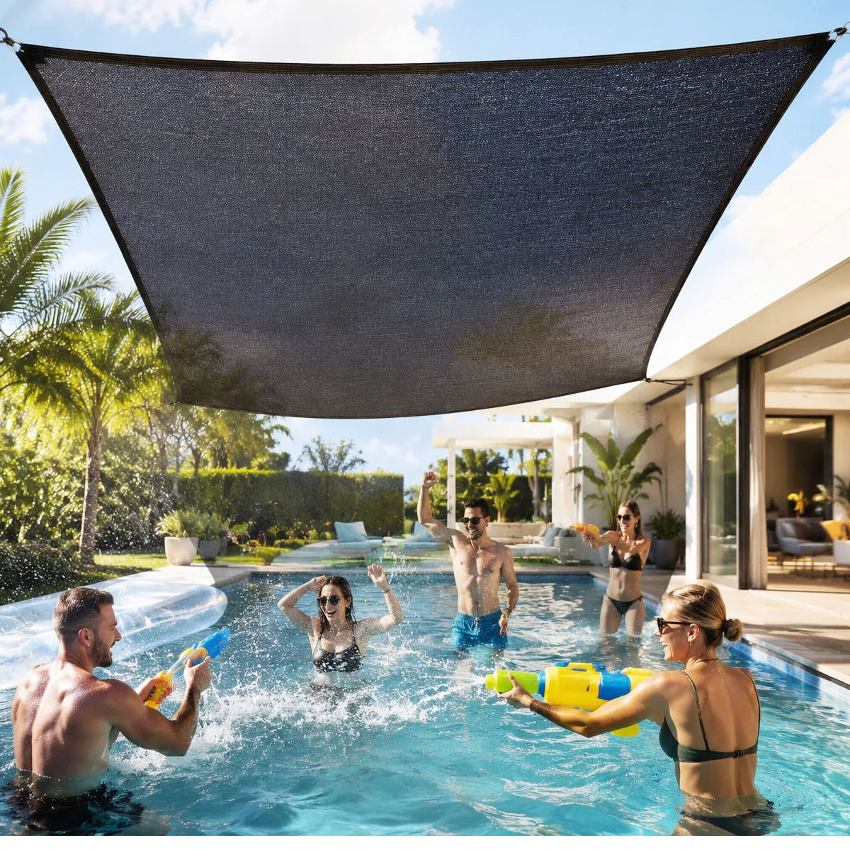HDPE Heavy Duty Shade Net with Grommets for Patio