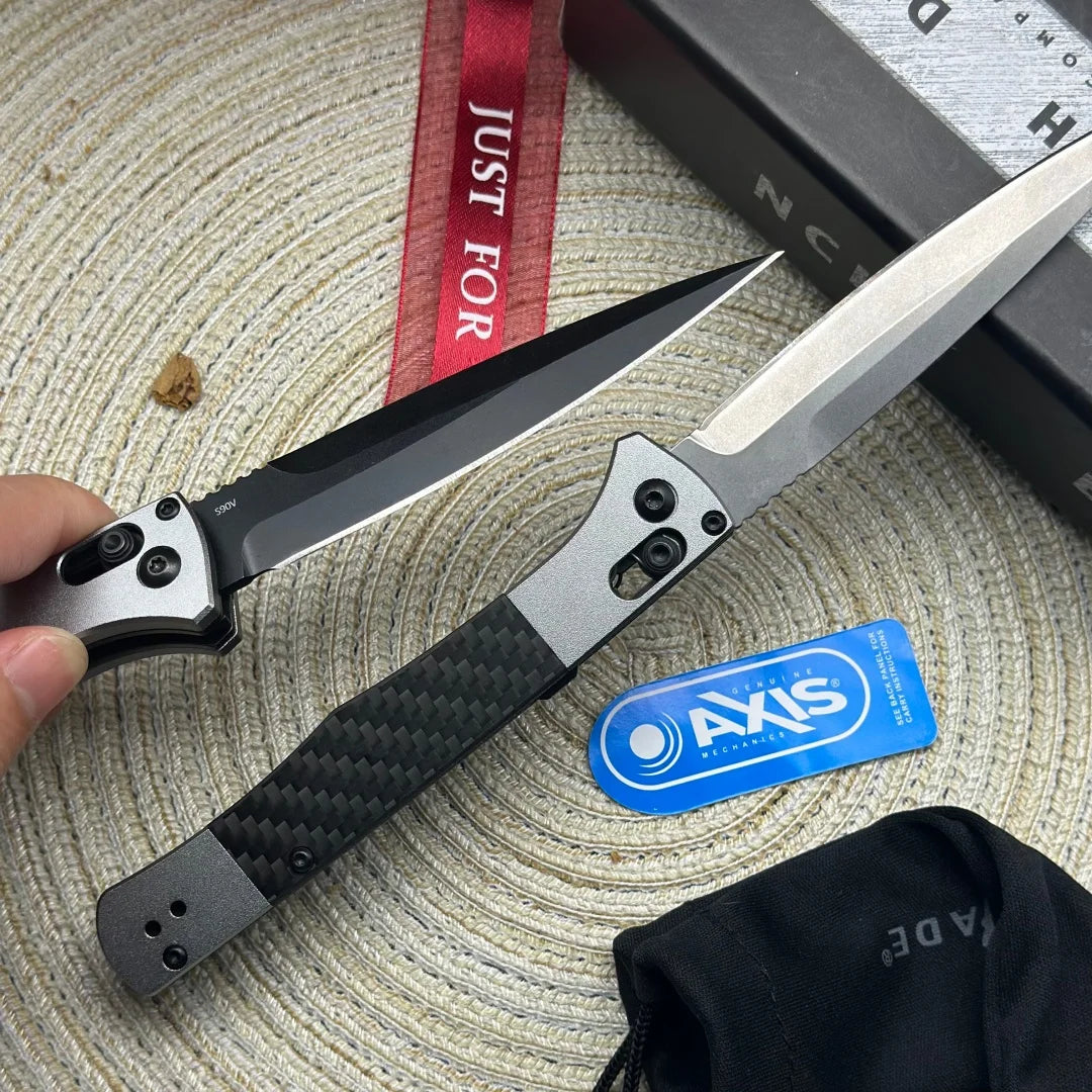 Zm Outdoors S90V Steel Folding Pocket Knife Aluminum Handle