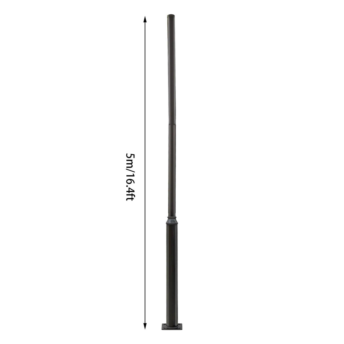 Commercial Grade Outdoor Street Lamp Post For Solar Lighting