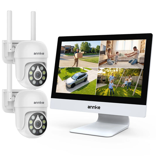 Annke 5MP PTZ Wireless Outdoor Security Camera Surveillance Kit