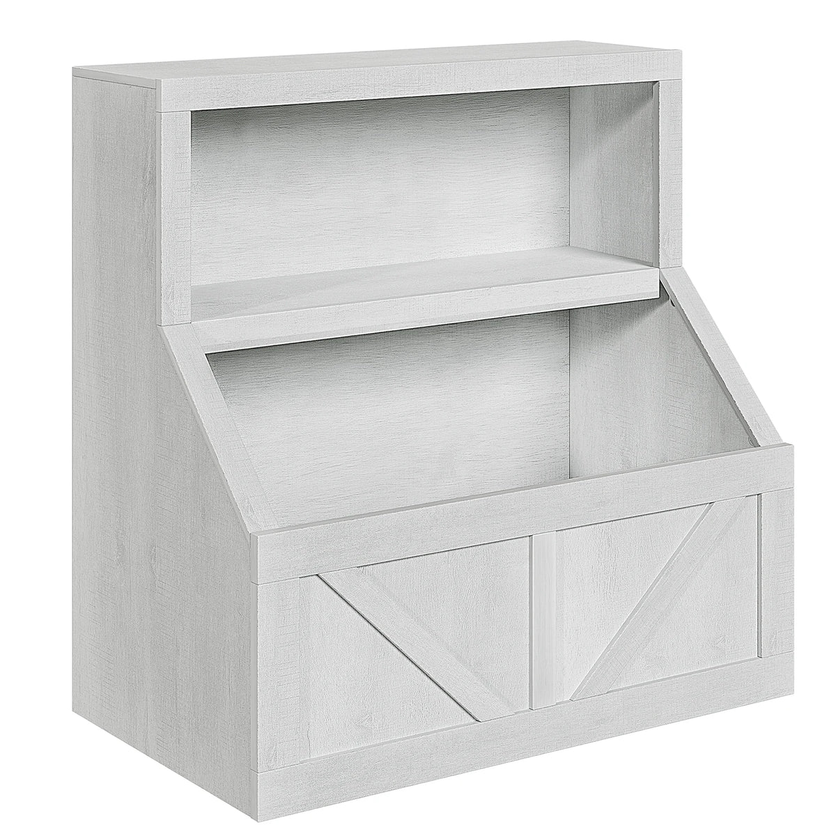 Kids Wooden Bookshelf And Toy Storage Organizer For Nursery
