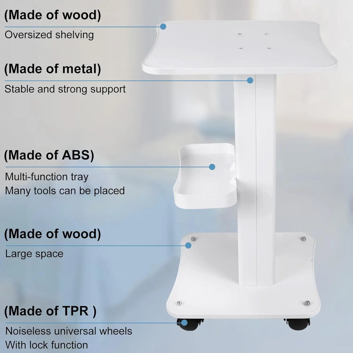 Minimalist Modern Metal Outdoor Garden Patio Side Table