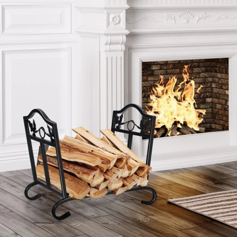 Heavy Duty Steel Firewood Log Rack Wood Storage Holder