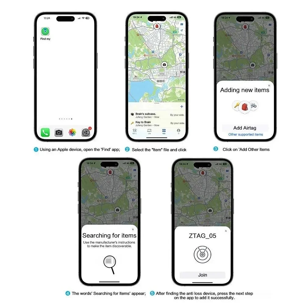 Stonego Ztag Bluetooth Key Finder Pet Tracker For Find My