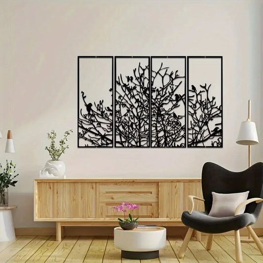 Modern Minimalist Metal Tree Of Life Wall Decor Art