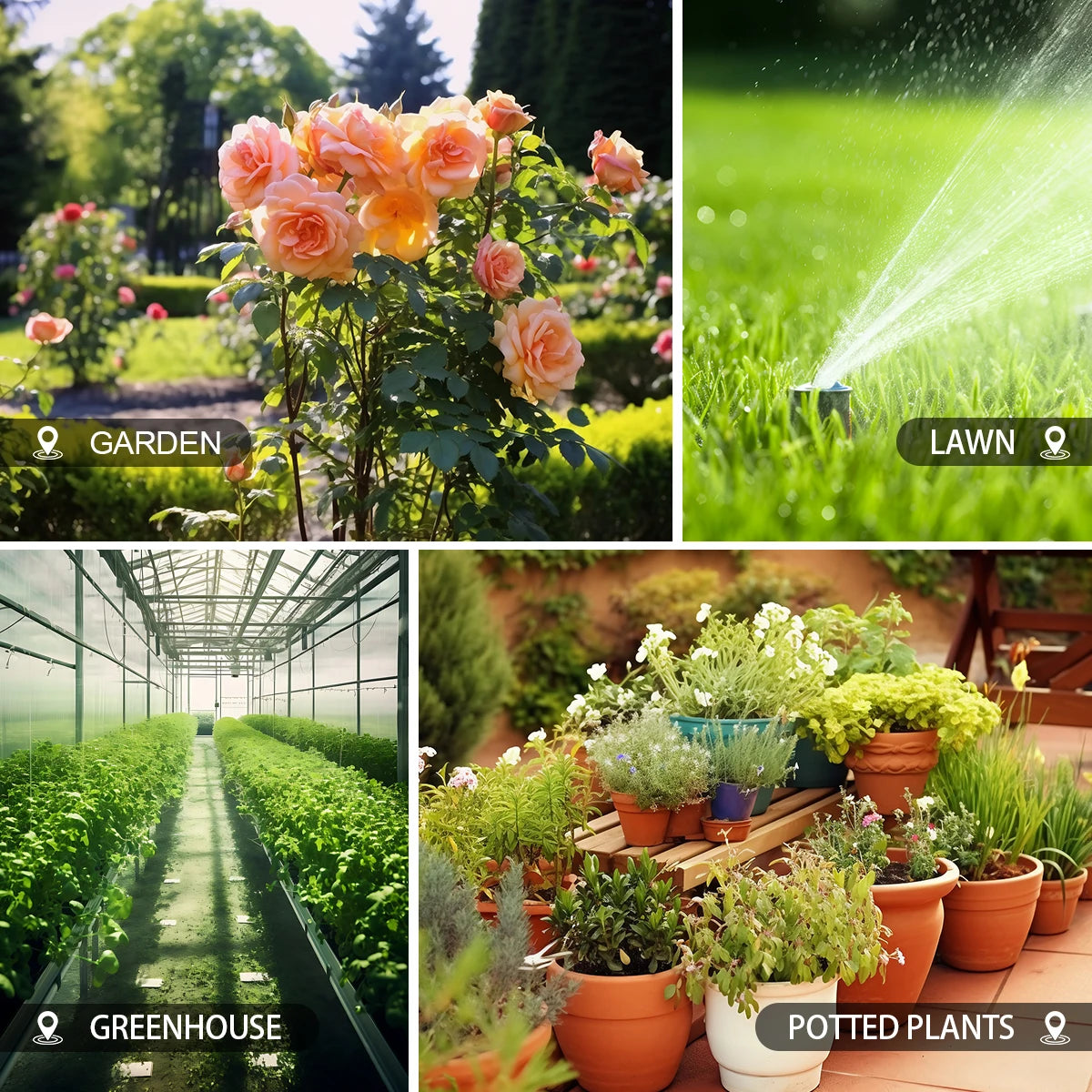 Automatic Garden Water Timer for Sprinklers Model HCT-M05
