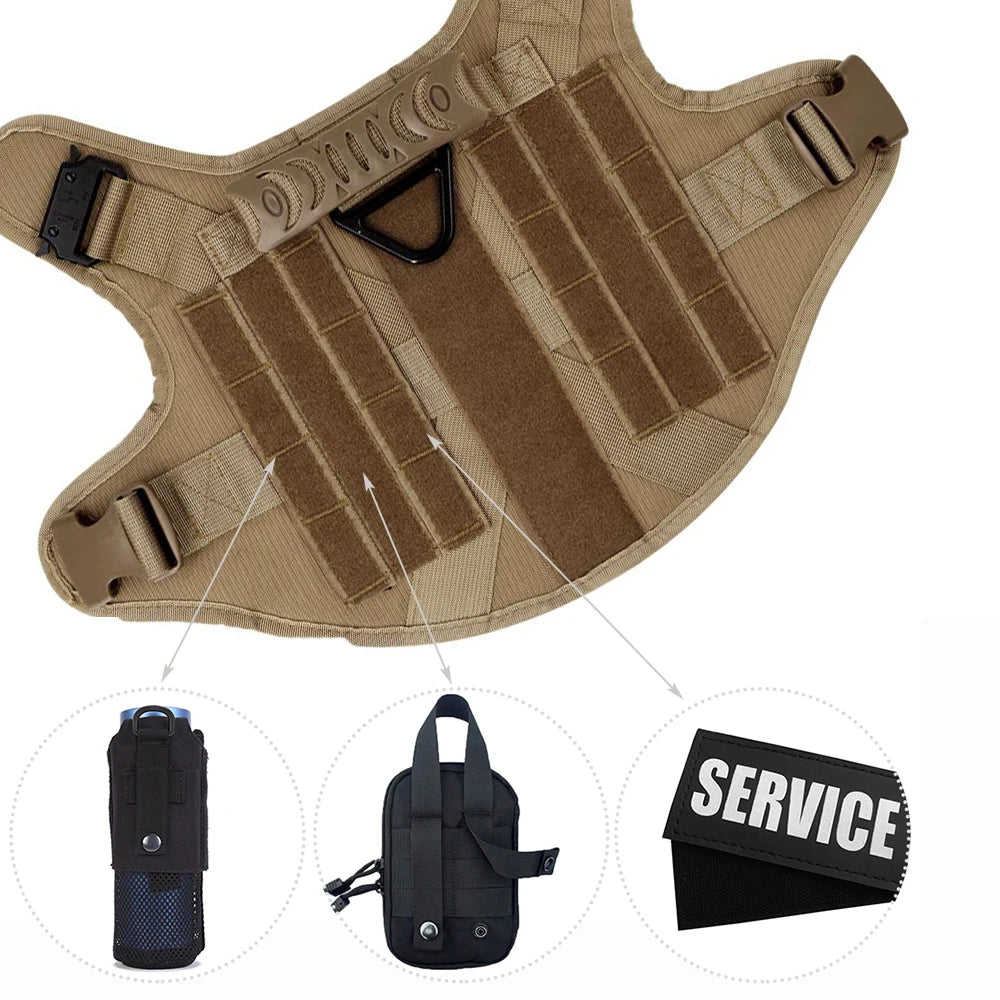 Petravel Adjustable Padded Nylon Dog Harness With Leash
