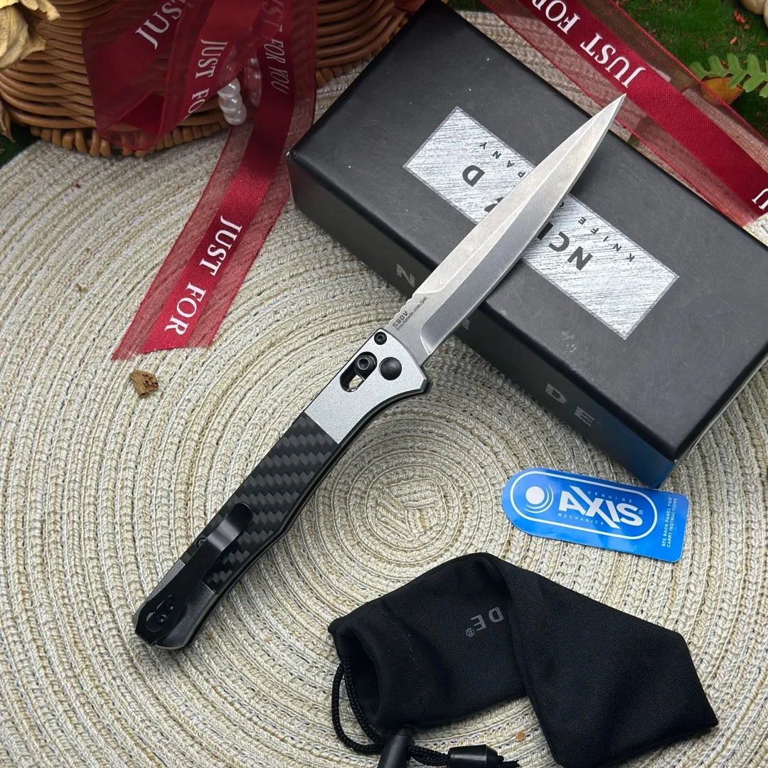 Zm Outdoors S90V Steel Folding Pocket Knife Aluminum Handle