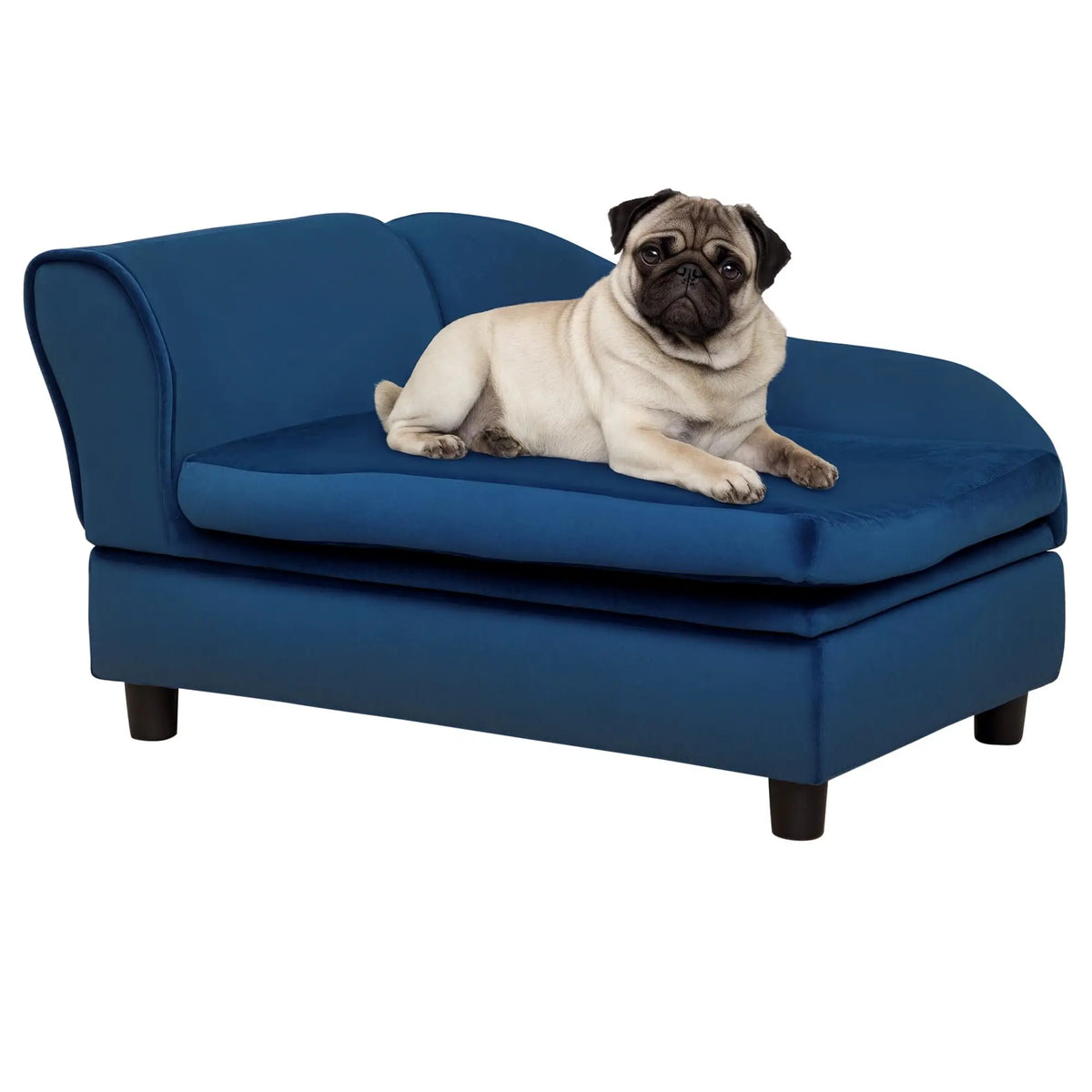 Modern Hidden Storage Dog Couch With Soft Foam For Pets