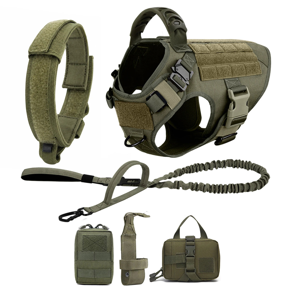 Petravel Adjustable Padded Nylon Dog Harness With Leash