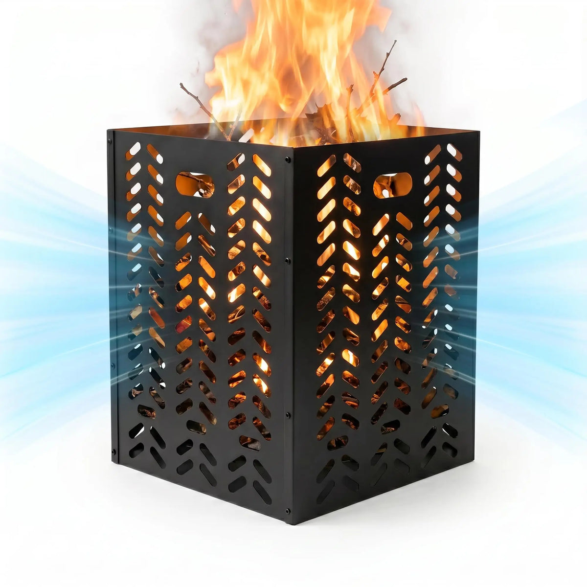 HiMISS Heavy Duty Steel Outdoor Burn Cage For Yard Cleanup