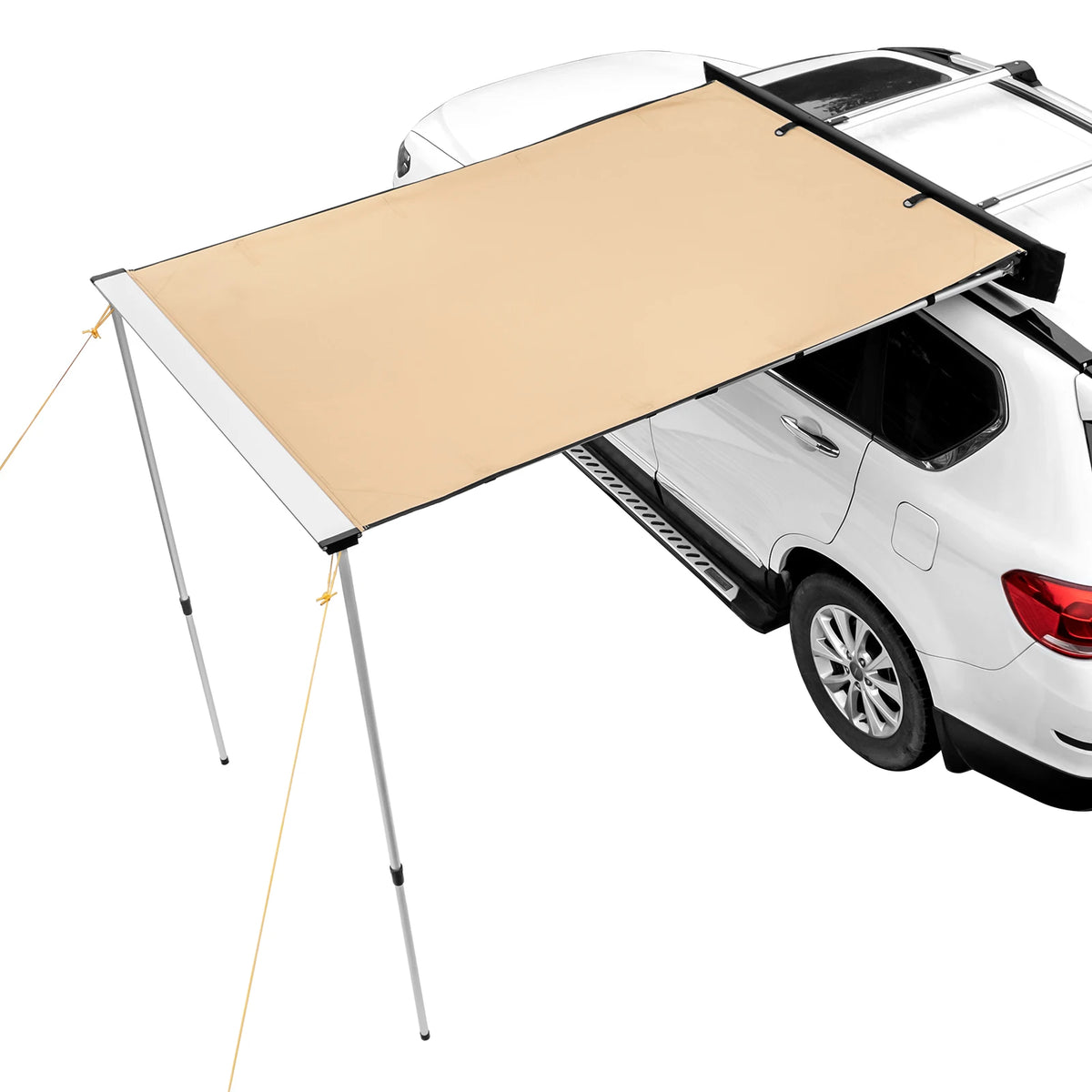 SucceBuy Retractable Car Side Awning With Storage Bag
