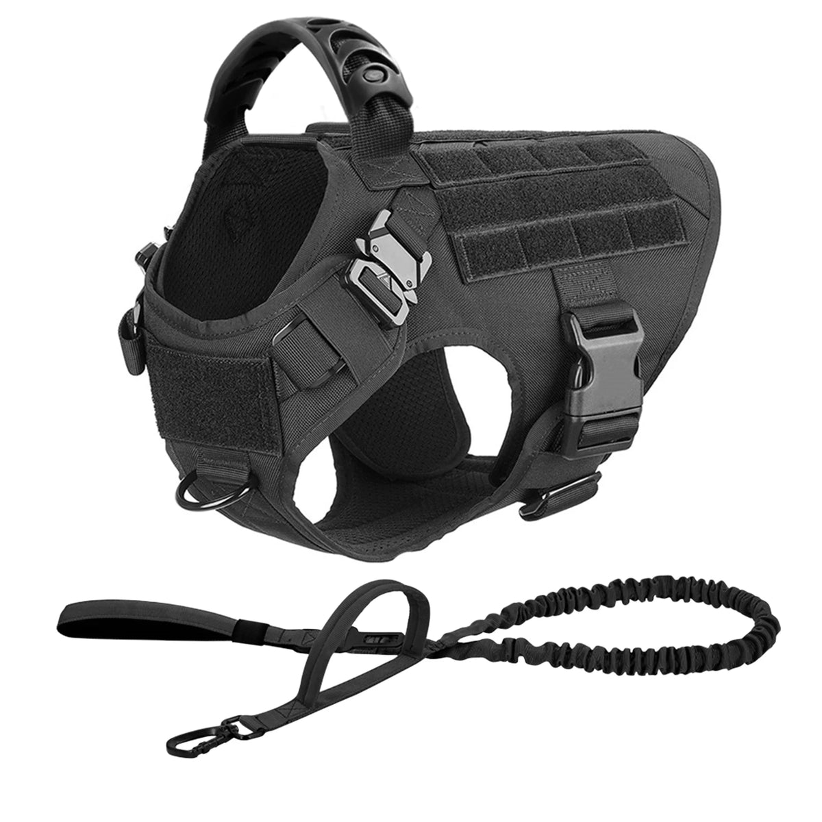 Petravel Adjustable Padded Nylon Dog Harness With Leash