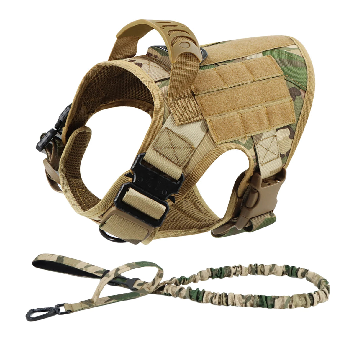 Petravel Adjustable Padded Nylon Dog Harness With Leash