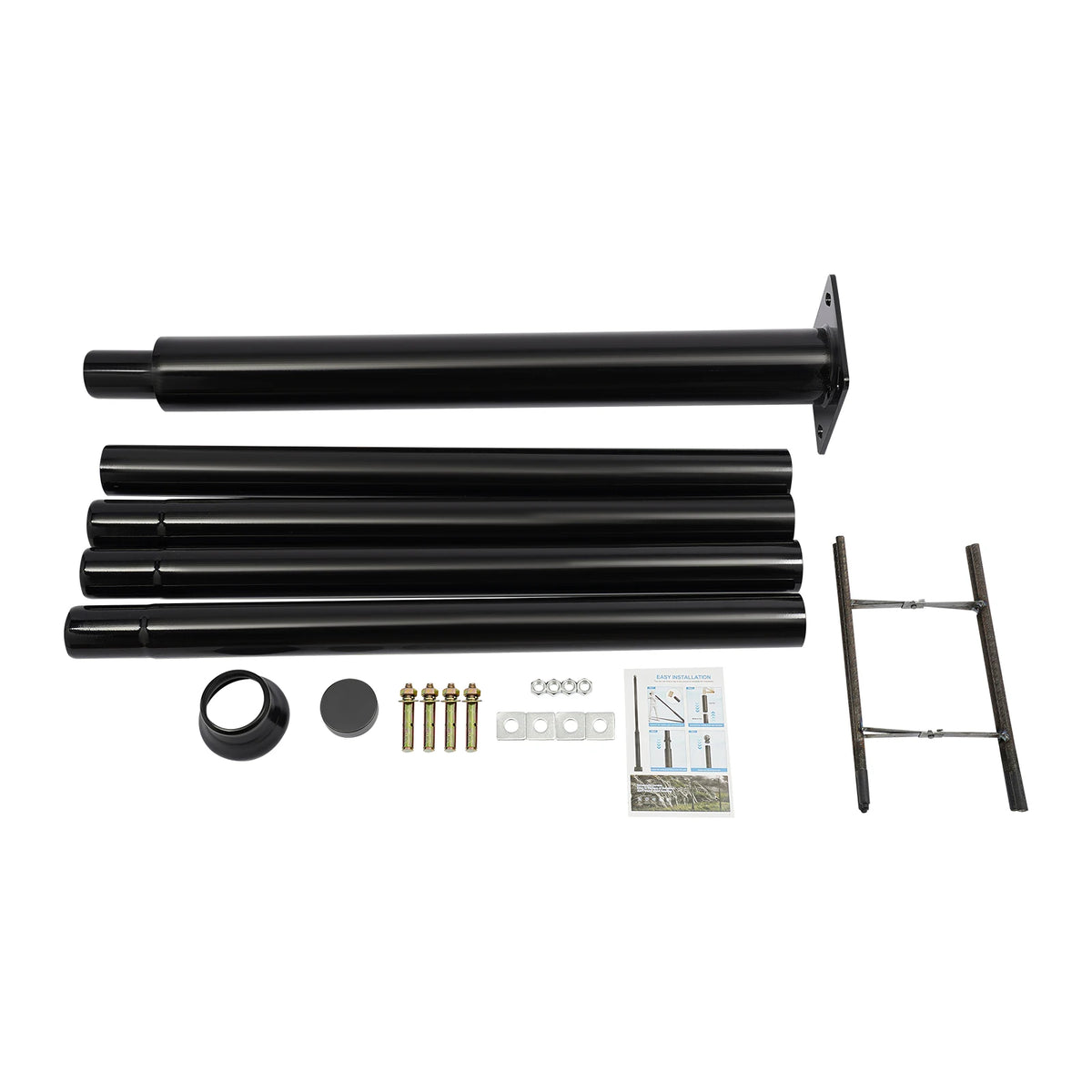 Commercial Grade Outdoor Street Lamp Post For Solar Lighting