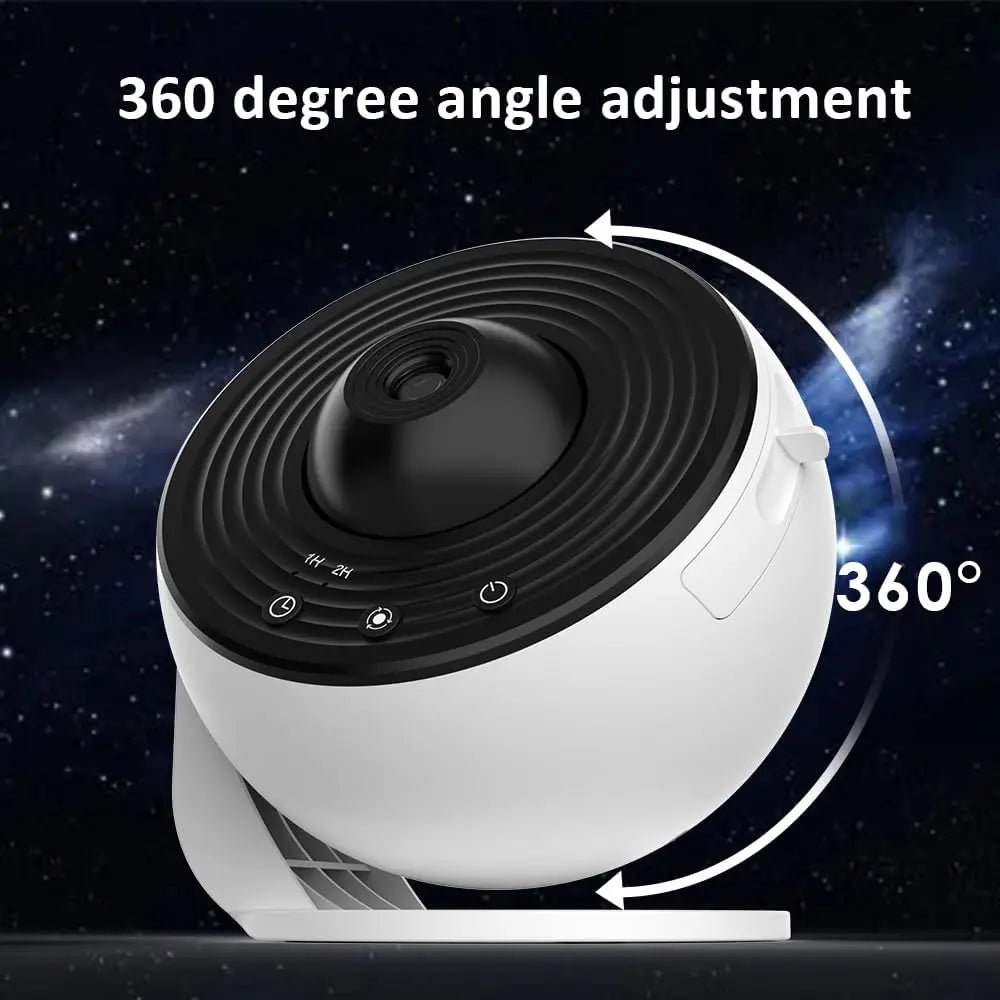 Aiopp Star Projector With 360 Rotation And Hd Galaxy Lighting