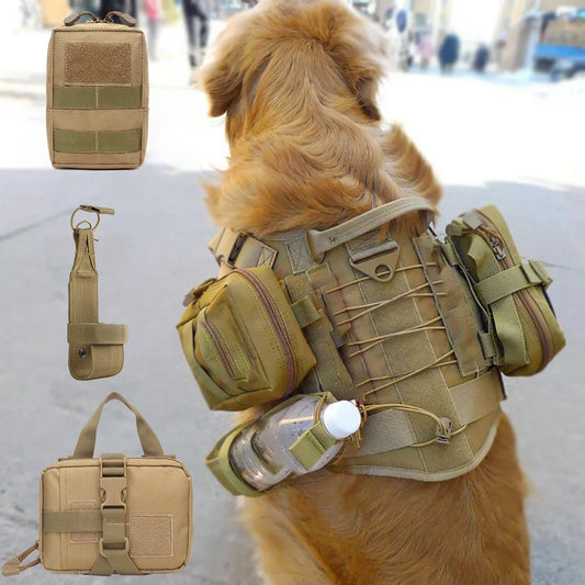 Petavel Tactical Dog Molle Pouch Harness Belt Attachment