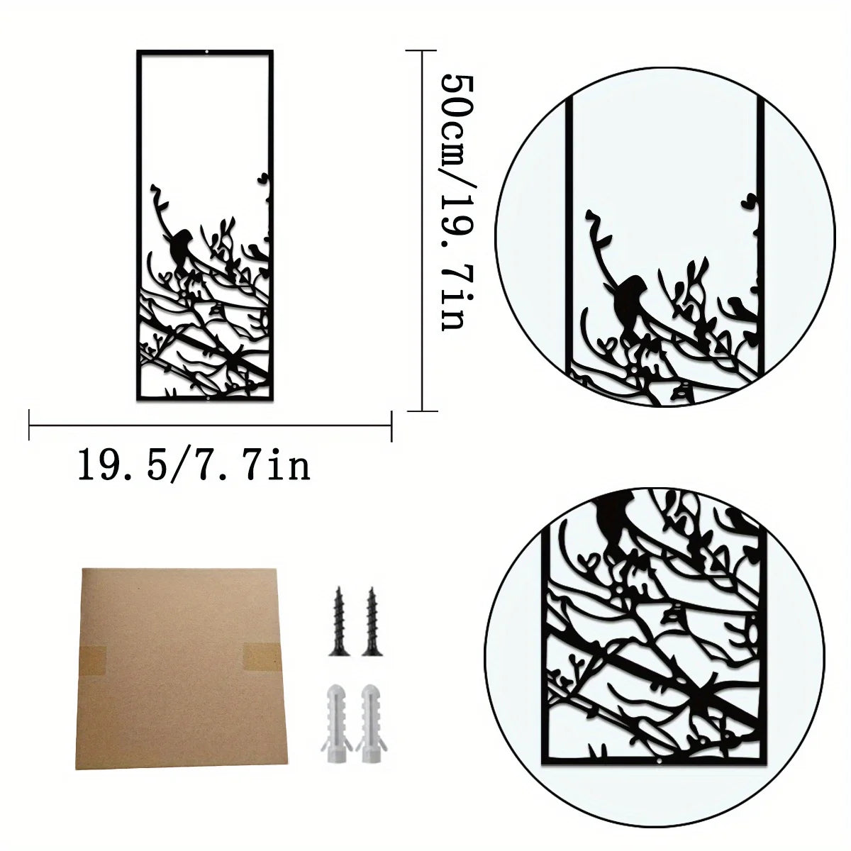 Modern Minimalist Metal Tree Of Life Wall Decor Art