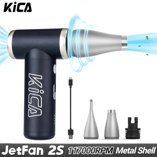 KICA JetFan 2S Rechargeable Portable Air Blower For Camping