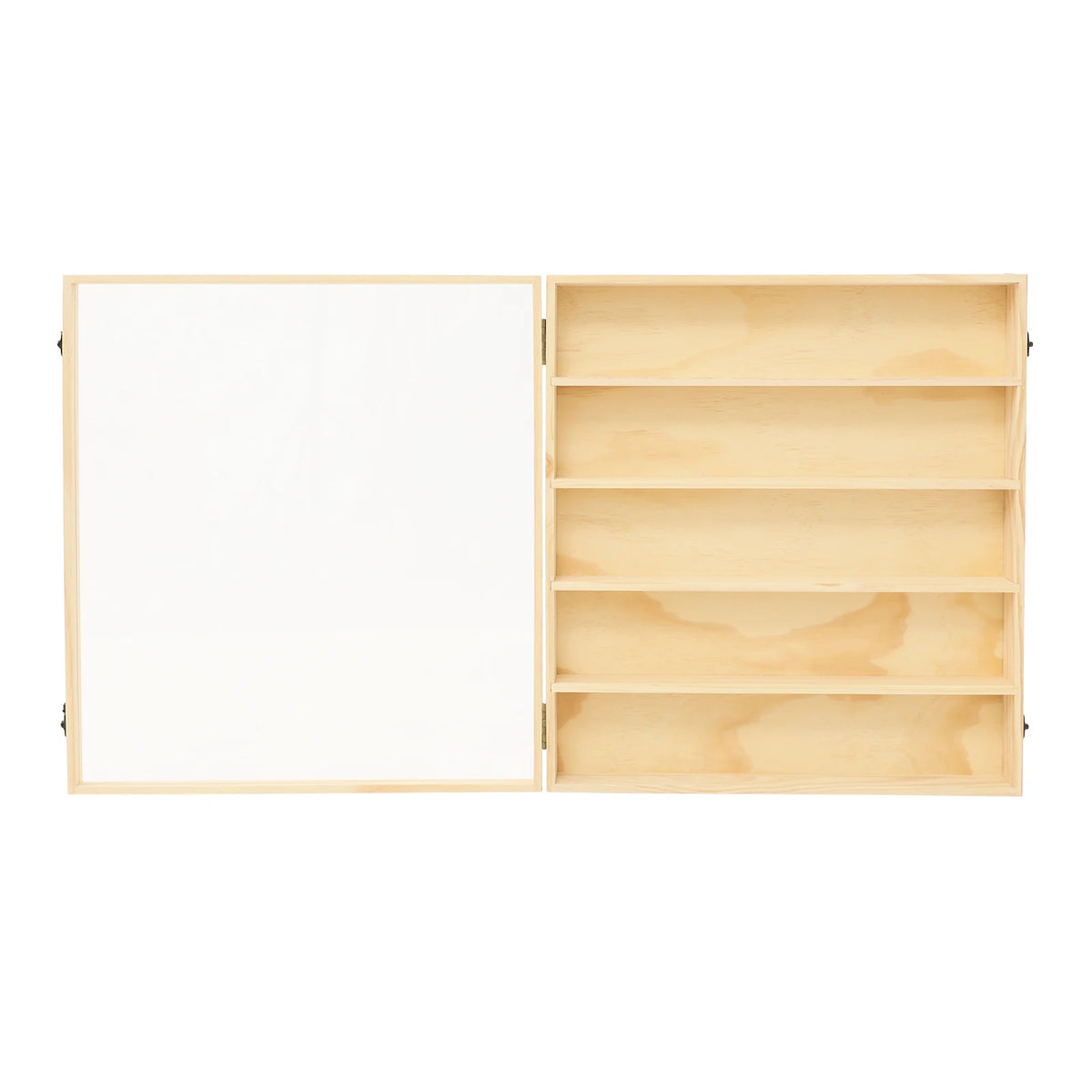 Bymaocar Wall Mount Wooden Display Cabinet For Collectibles
