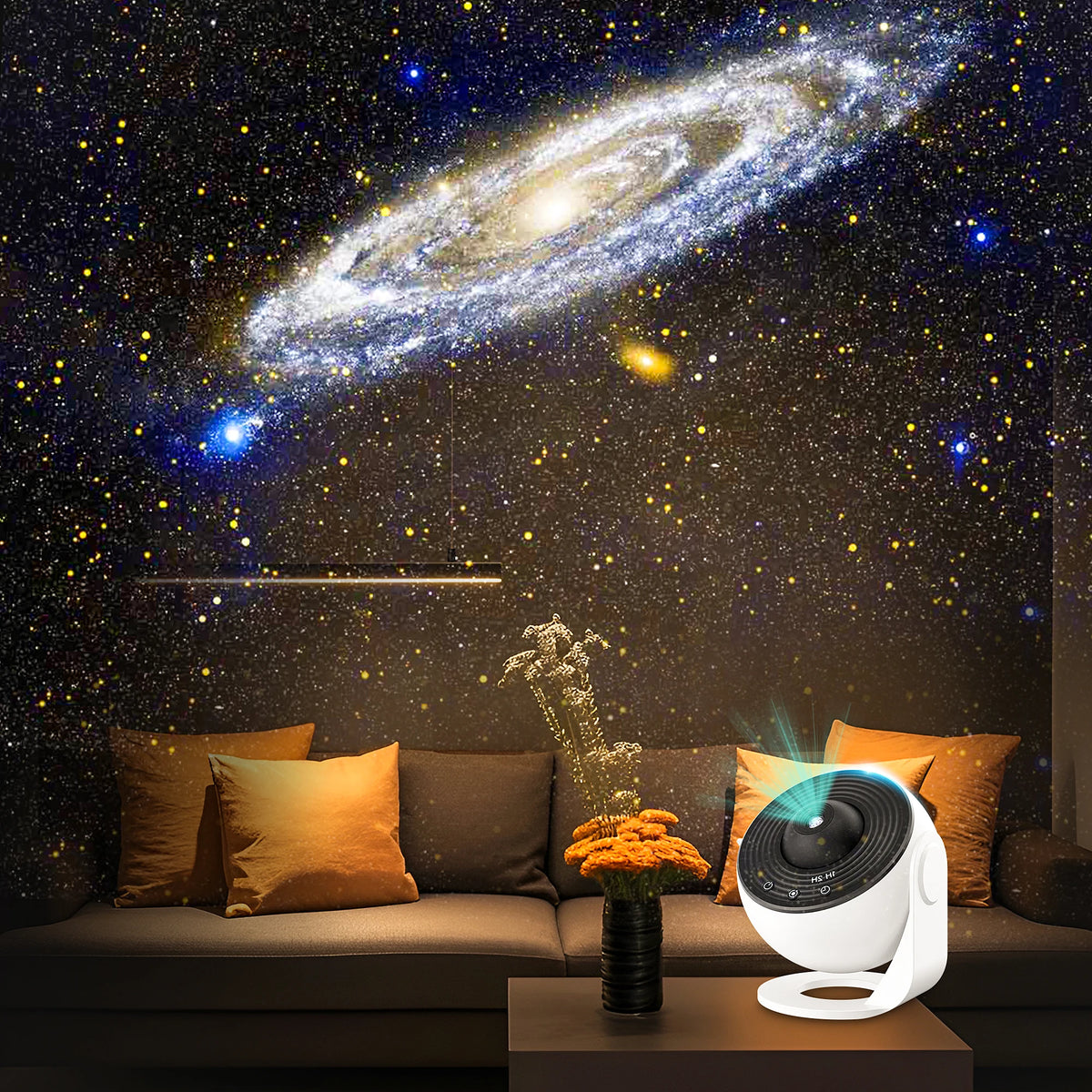 Aiopp Star Projector With 360 Rotation And Hd Galaxy Lighting