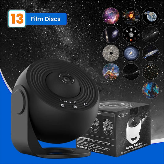 Aiopp Star Projector With 360 Rotation And Hd Galaxy Lighting