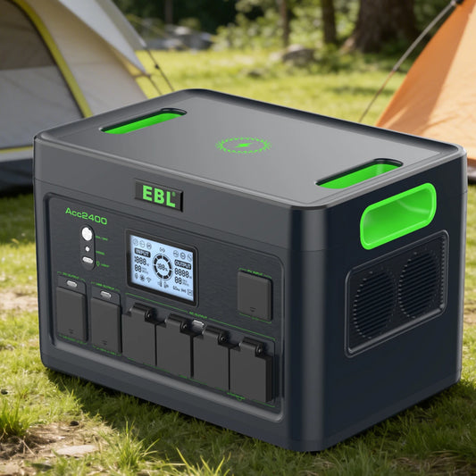 2400W Portable Power Station Featuring 1843Wh Emergency Backup